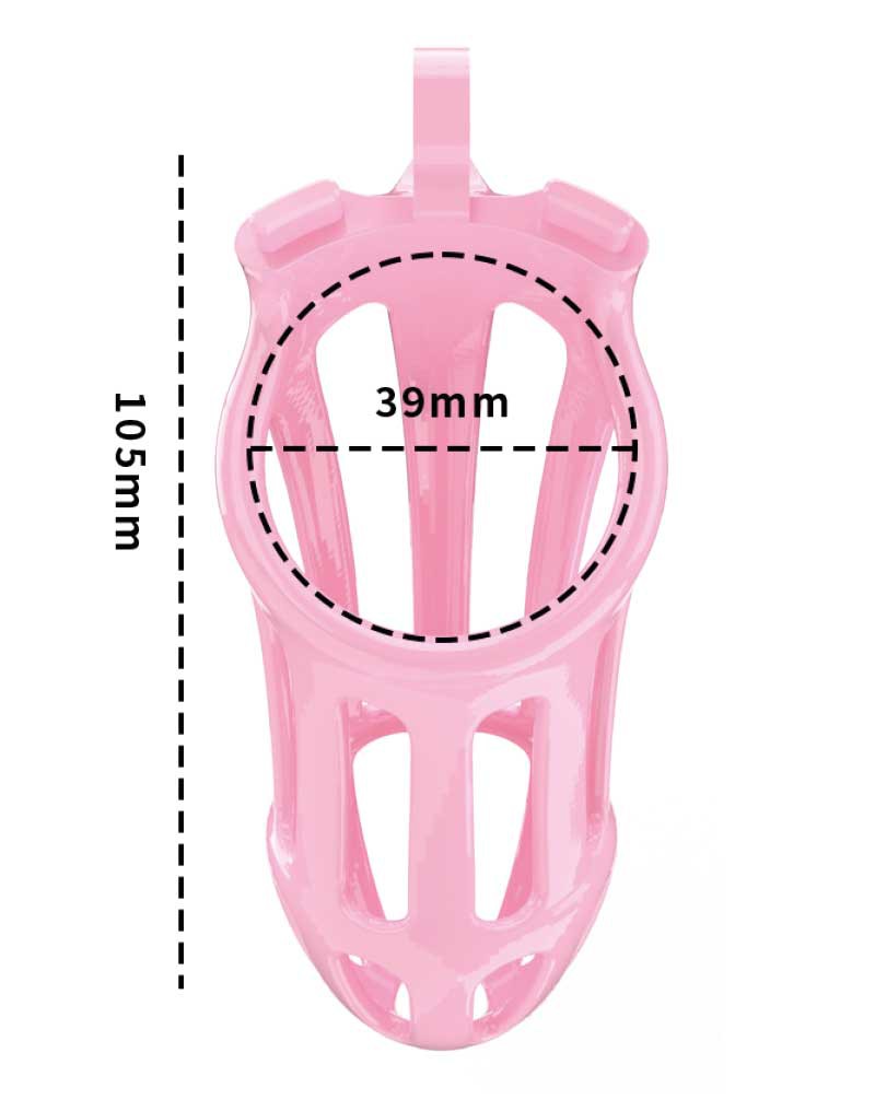 6: Rimba P-Cage - P-Cage PC02 - Peniskäfig Größe L - Rosa