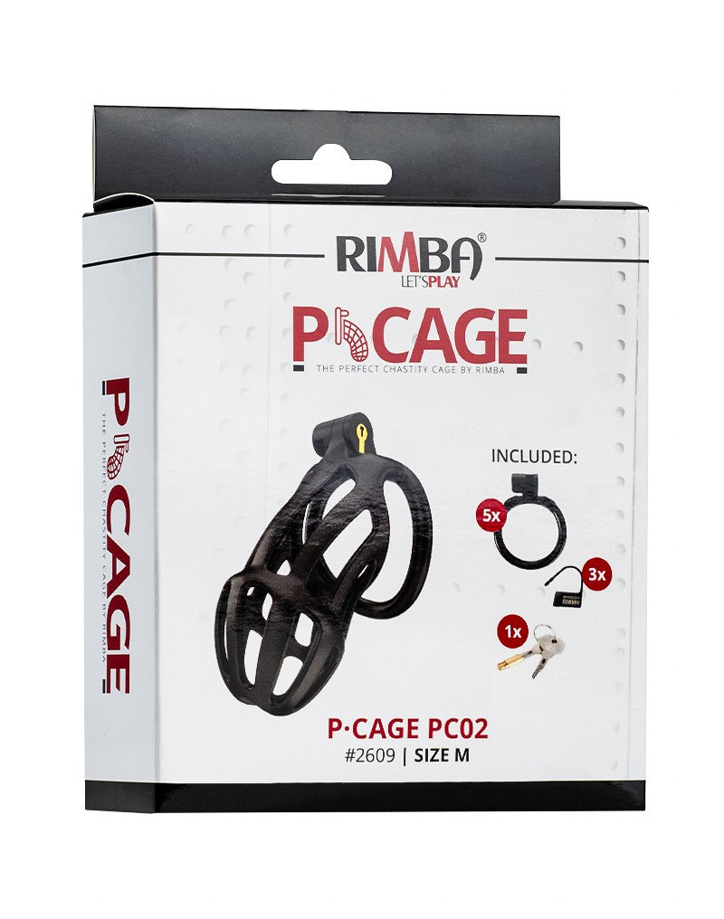 Rimba P-Cage - P-Cage PC02 - Peniskäfig Größe M - Schwarz