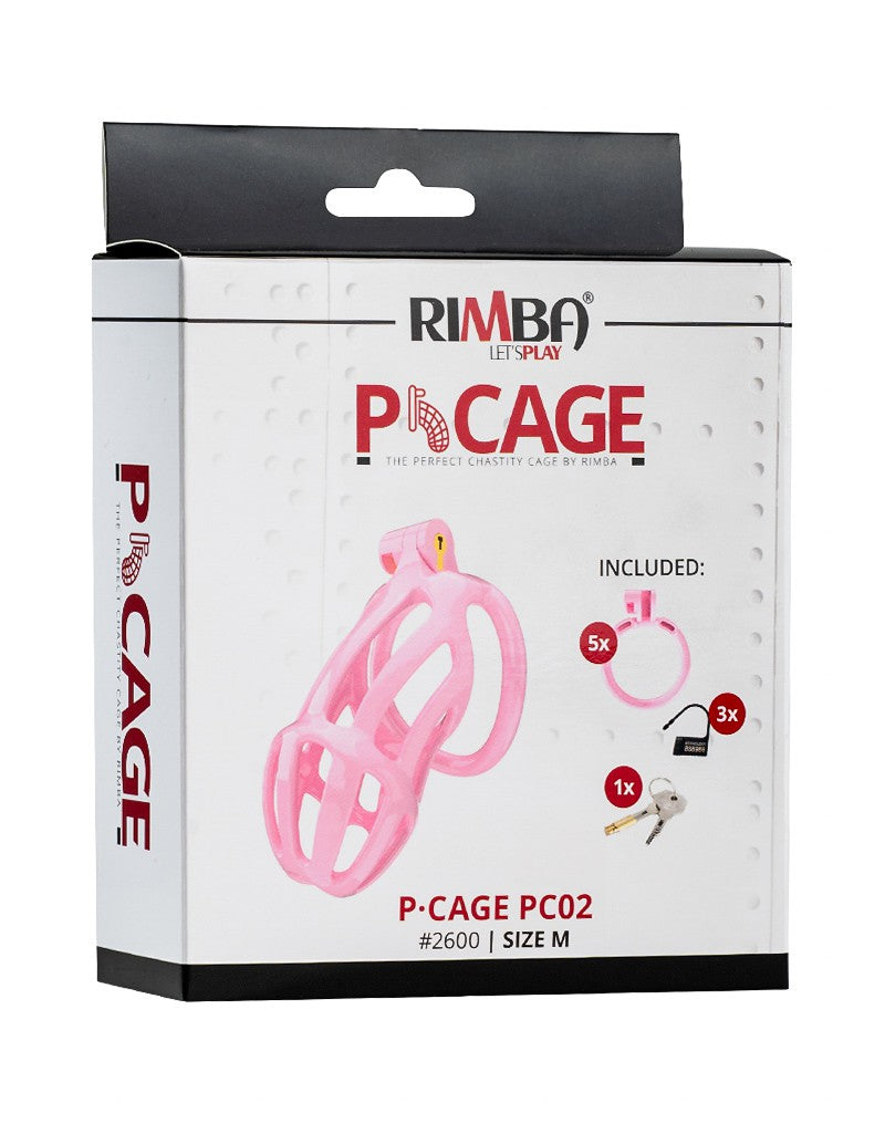 2: Rimba P-Cage - P-Cage PC02 - Peniskäfig Größe M - Rosa