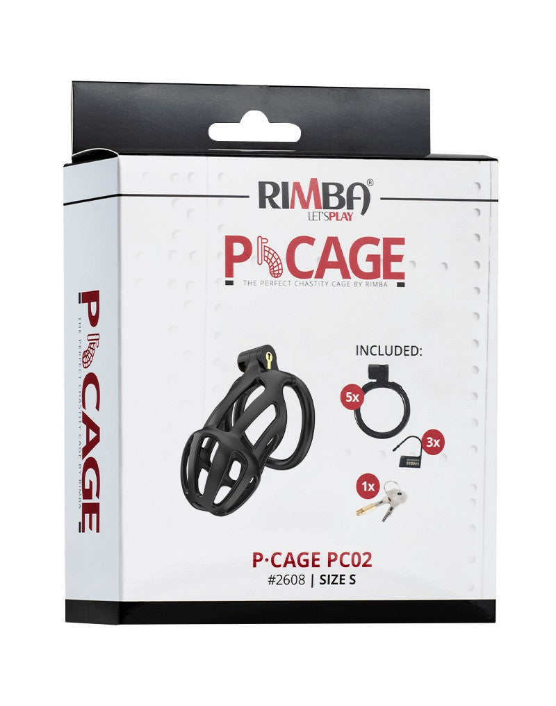 Rimba P-Cage - P-Cage PC02 - Peniskäfig Größe S - Schwarz
