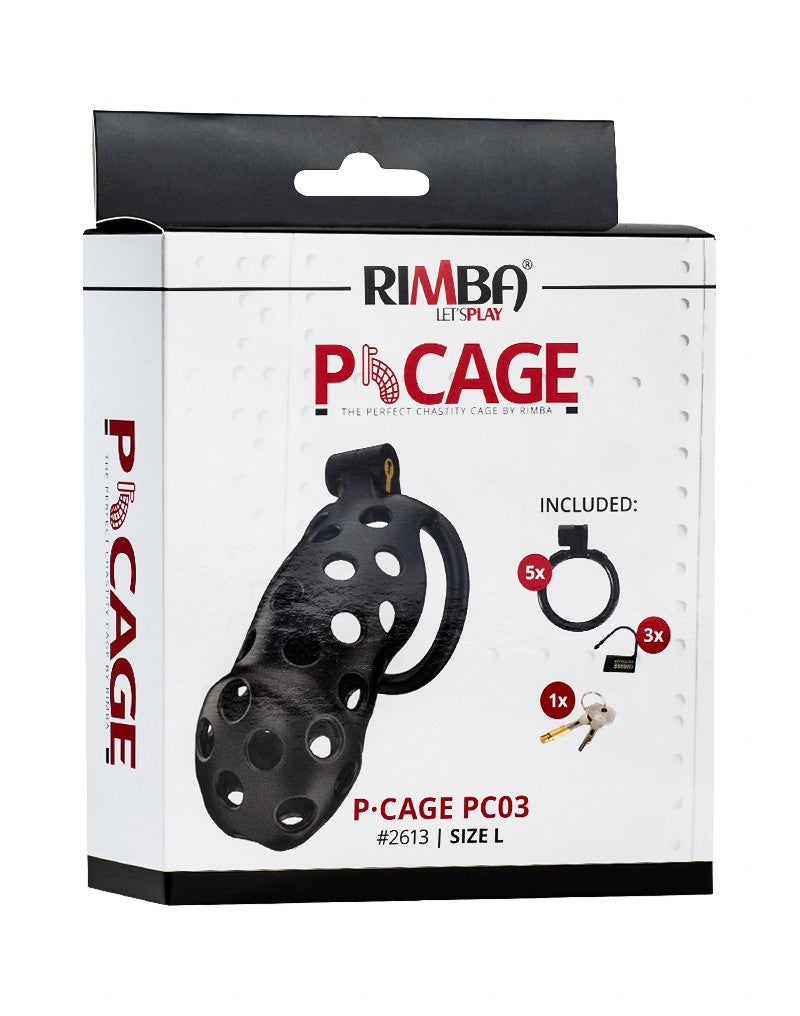 Rimba P-Cage - P-Cage PC03 - Peniskäfig Größe L - Schwarz