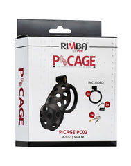 Rimba P-Cage - P-Cage PC03 - Peniskäfig Größe M - Schwarz