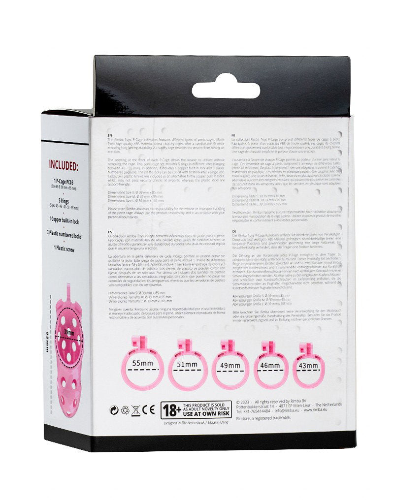 8: Rimba P-Cage - P-Cage PC03 - Peniskäfig Größe M - Rosa