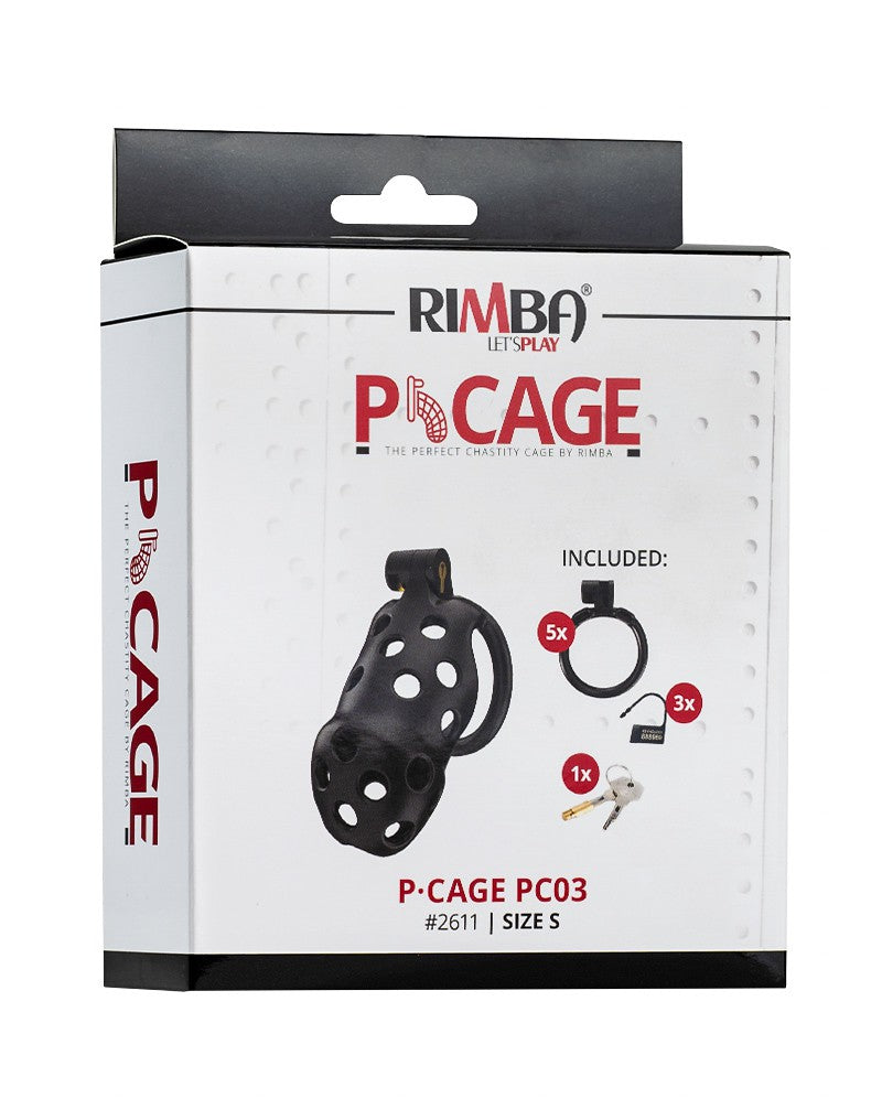 2: Rimba P-Cage - P-Cage PC03 - Peniskäfig Größe S - Schwarz