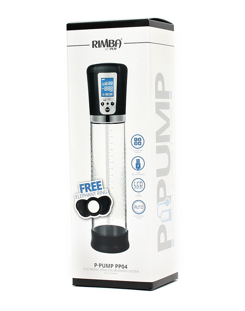 3: Rimba P-Pump - P-Pump PP04 - Wiederaufladbarer Penisvergrößerer - Schwarz