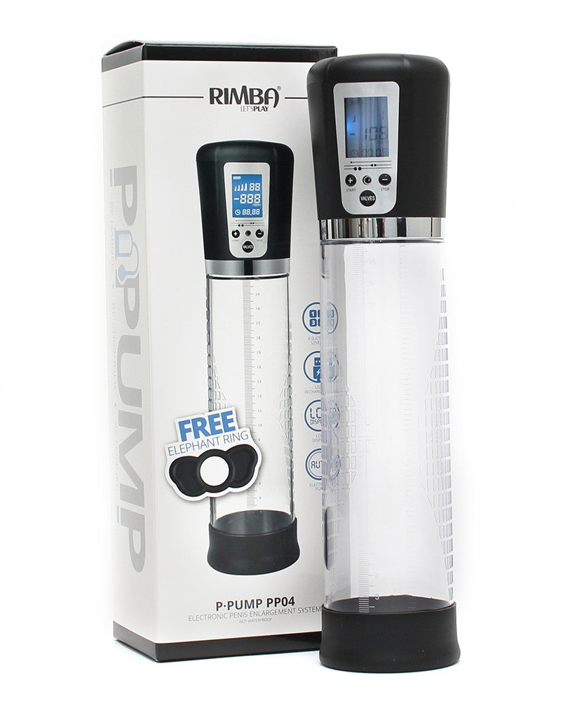 Rimba P-Pump - P-Pump PP04 - Wiederaufladbarer Penisvergrößerer - Schwarz