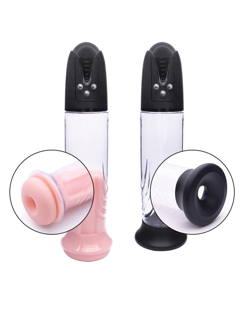 12: Rimba P-Pump - P-Pump PP05 - Elektronischer Penisvergrößerer mit Vaginahülle - Schwarz