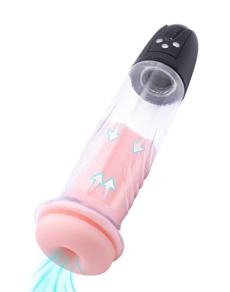 9: Rimba P-Pump - P-Pump PP05 - Elektronischer Penisvergrößerer mit Vaginahülle - Schwarz