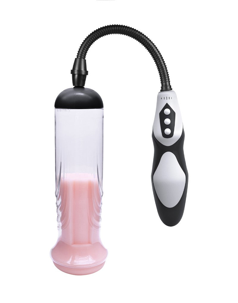 Rimba P-Pump - P-Pump PP06 - Penisvergrößerer mit Fernbedienung & Vaginahülle - Schwarz