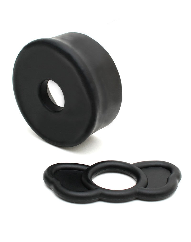 2: Rimba P-Pump - P-Pump-Ersatzset mit 2 Ringen - Schwarz