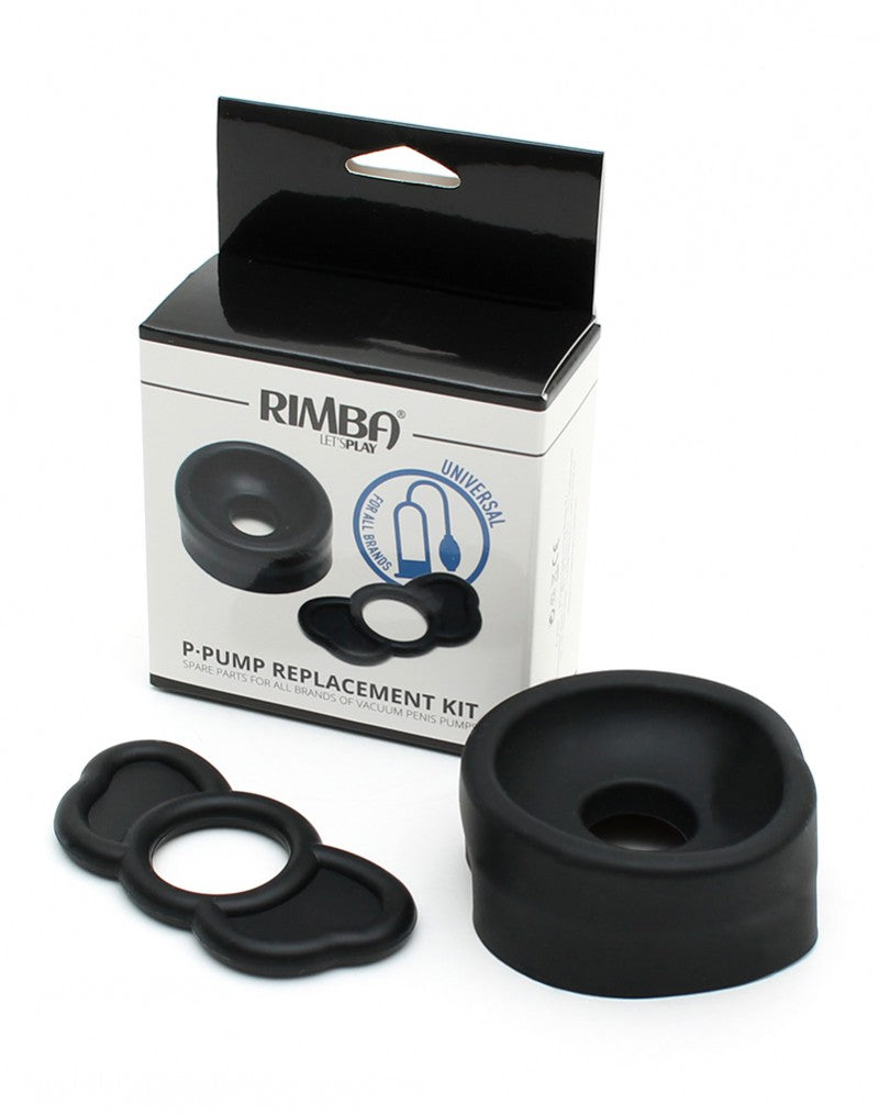 3: Rimba P-Pump - P-Pump-Ersatzset mit 2 Ringen - Schwarz