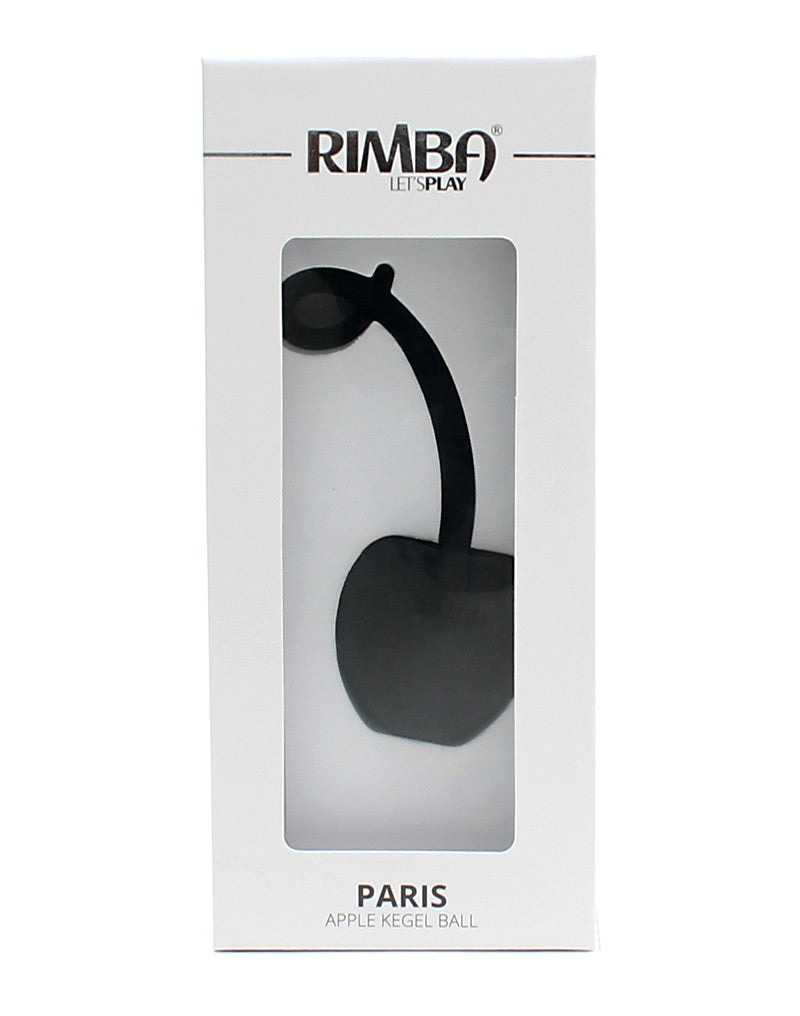 5: Rimba Toys - Paris - Kegelkugel in Apfelform - Schwarz