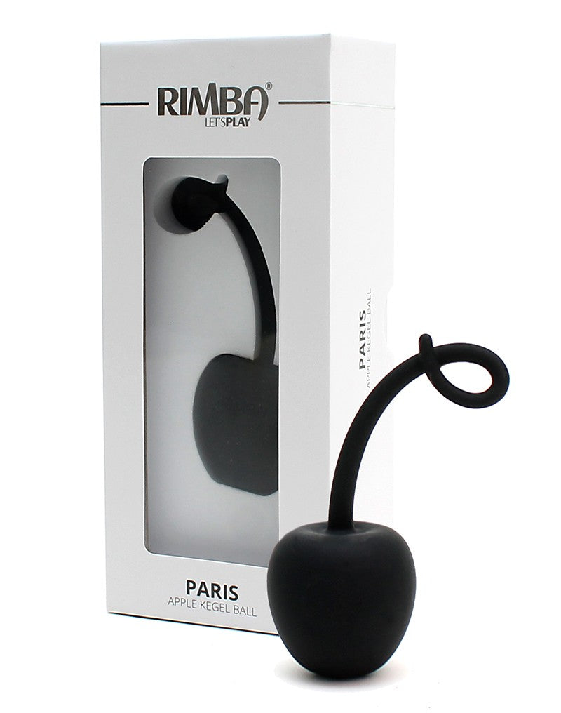 2: Rimba Toys - Paris - Kegelkugel in Apfelform - Schwarz