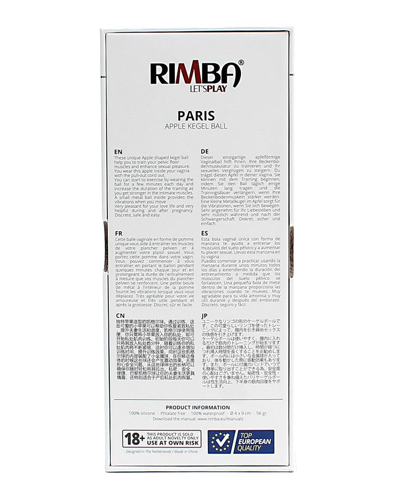 Rimba Toys - Paris - Kegelkugel in Apfelform - Hell-Rosa