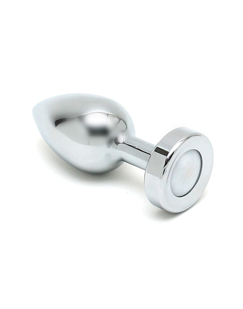 Rimba Toys - Pisa - Butt Plug mit LED Leuchten - Silber