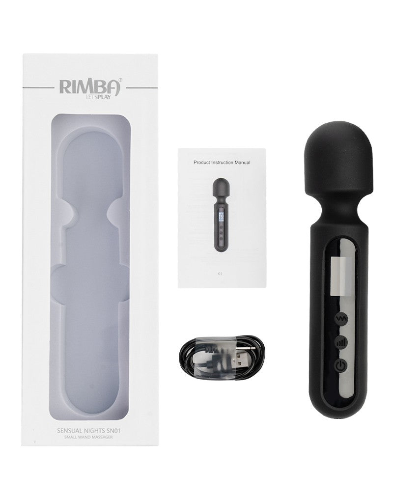 11: Rimba Toys - Sensual Nights SN01 - Kleiner Stabmassager - Schwarz
