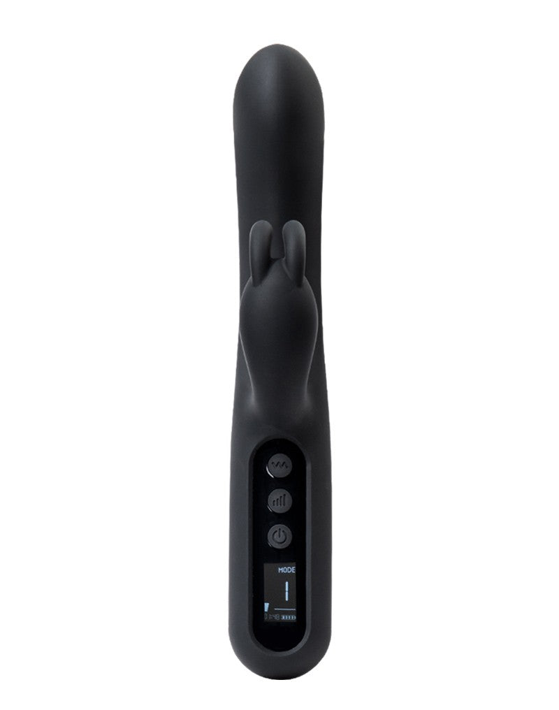 Rimba Toys - Sensual Nights SN03 - Rabbit-Vibrator - Schwarz