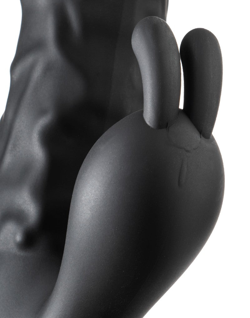 Rimba Toys - Sensual Nights SN06 - Realistischer Rabbit-Vibrator - Schwarz
