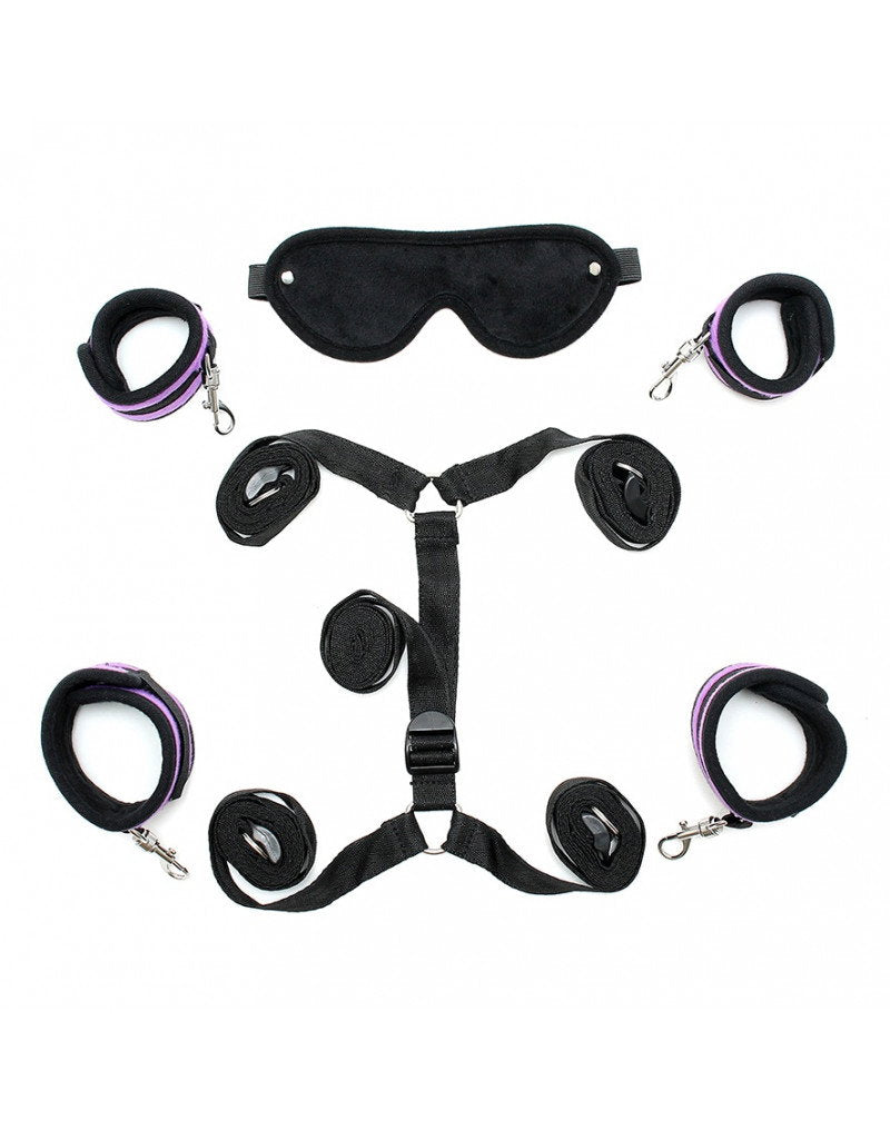 4: Rimba - Soft Bondage Unter dem Bett oder matrass Fessel set
