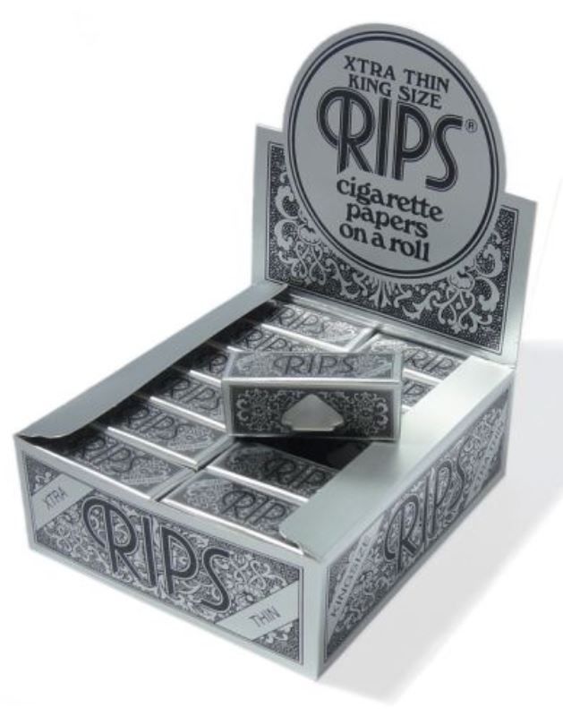 Rips silber King Size, Xtra Thin,Box