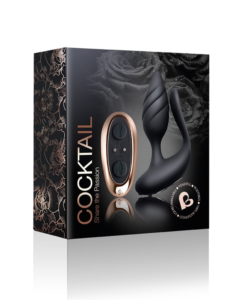 Rocks-Off - Cocktail - Paar Vibrator mit Fernbedienung - Schwarz