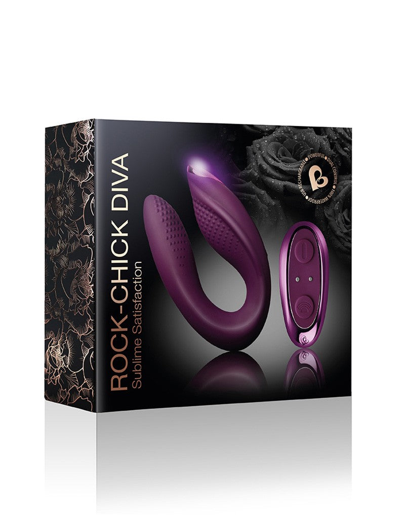 2: Rocks-Off - Rock Chick Diva - Paar Vibrator mit Fernbedienung - Violett