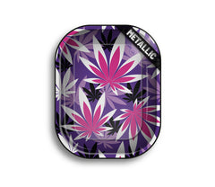 Rolling Tray - 18 x 14cm - Pink Leaves 1/4