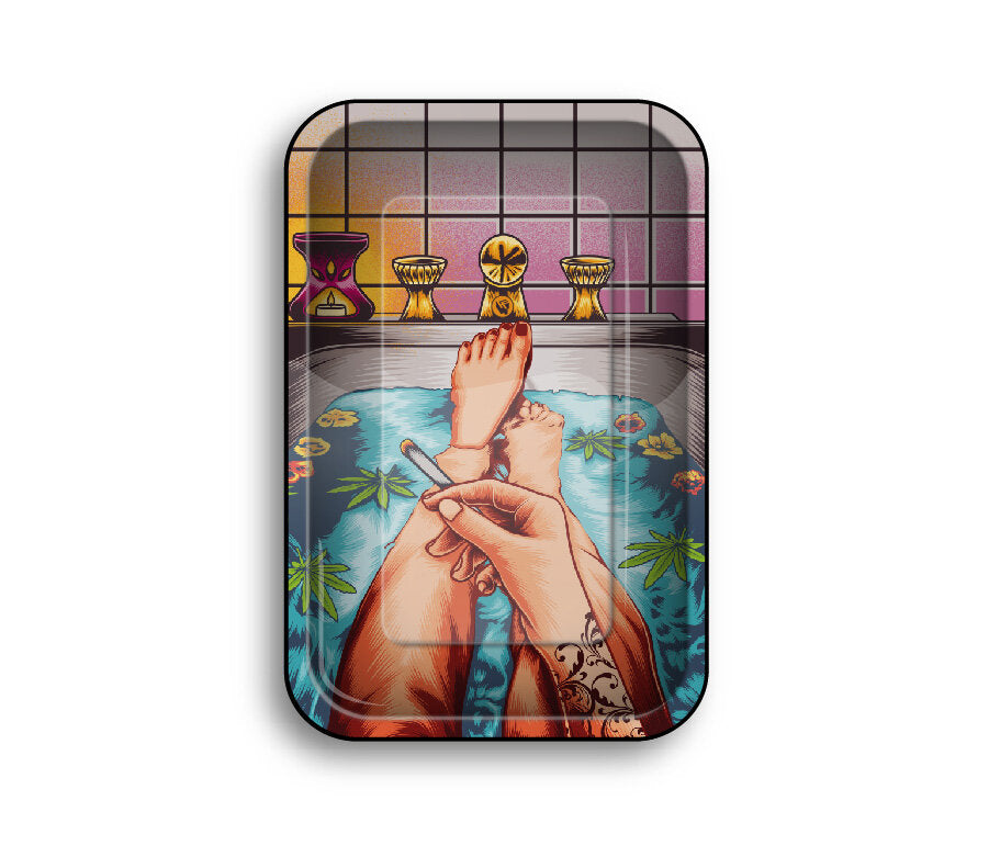 Rolling Tray - 27.5 x 17.5cm - 420 Bath