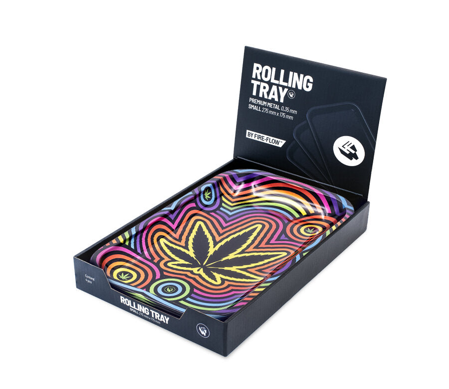 Rolling Tray - 27.5 x 17.5cm - Circle Leaf