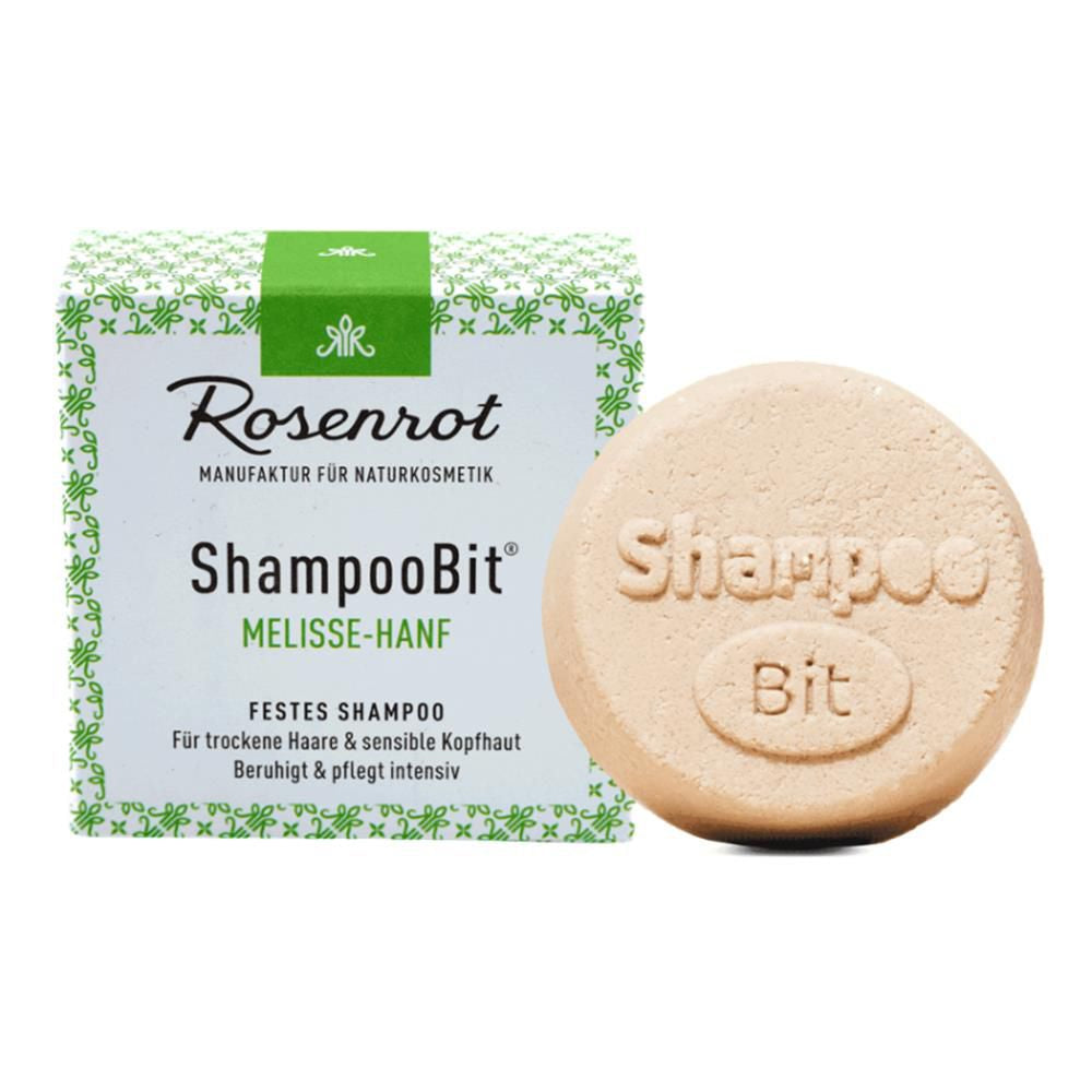Rosenrot ShampooBit Melisse-Hanf, 60 g