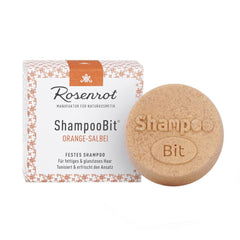Rosenrot ShampooBit Orange-Salbei, 60 g
