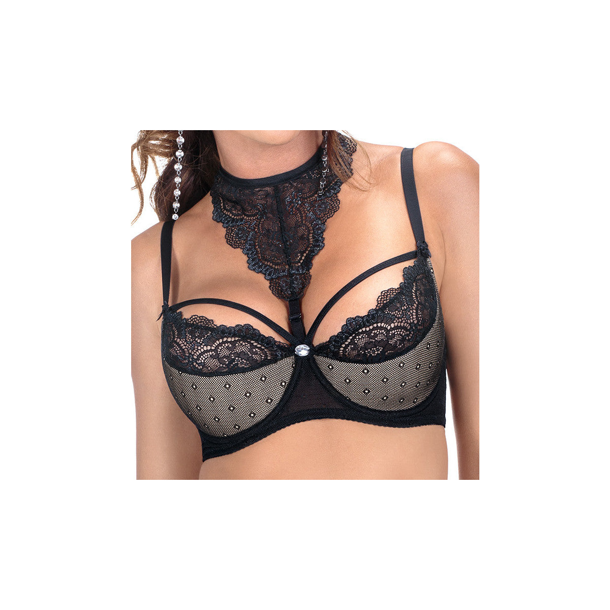 V-10528 string black-beige