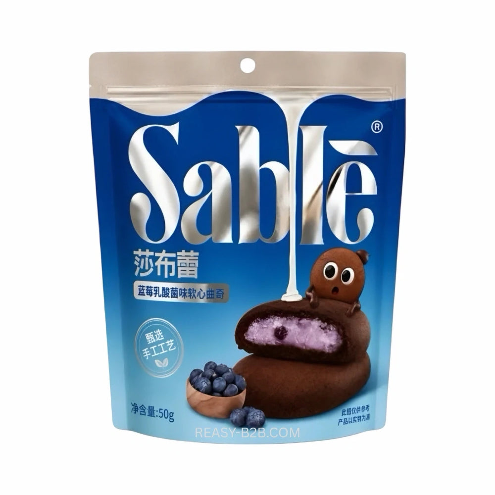 Sable Soft Center Cookies Blueberry 50g
