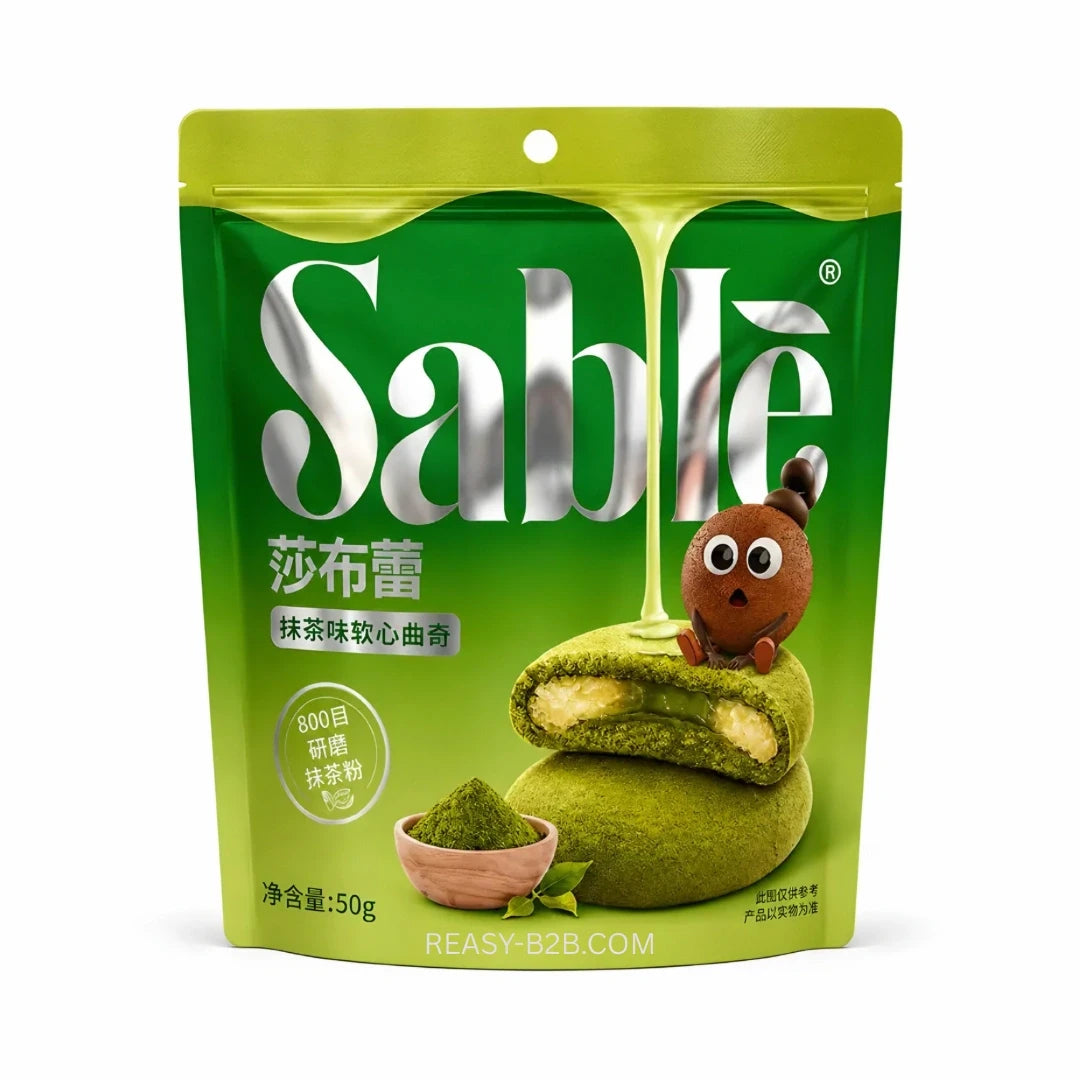Sable Soft Center Cookies Matcha 50g