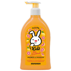 sanosan 2in1 Dusche & Shampoo, Grapefruit, 400 ml