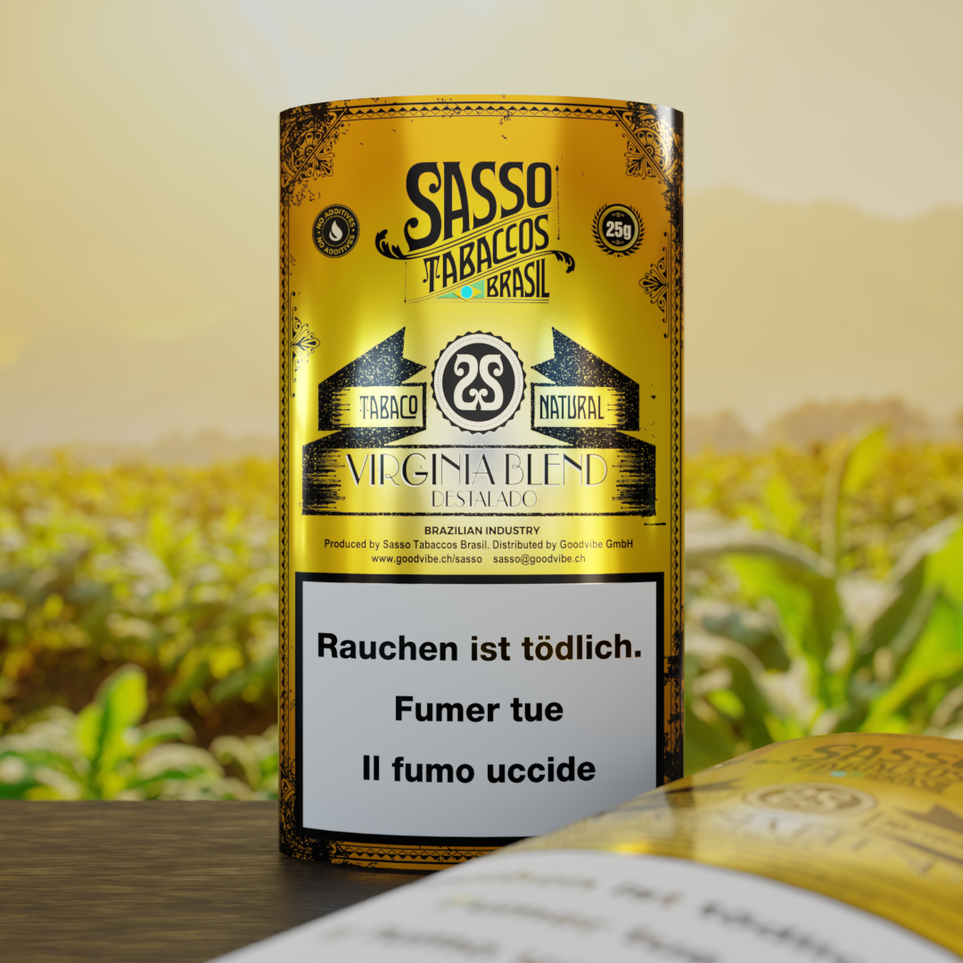 SASSO Drehtabak - Beutel 25g (10er) 