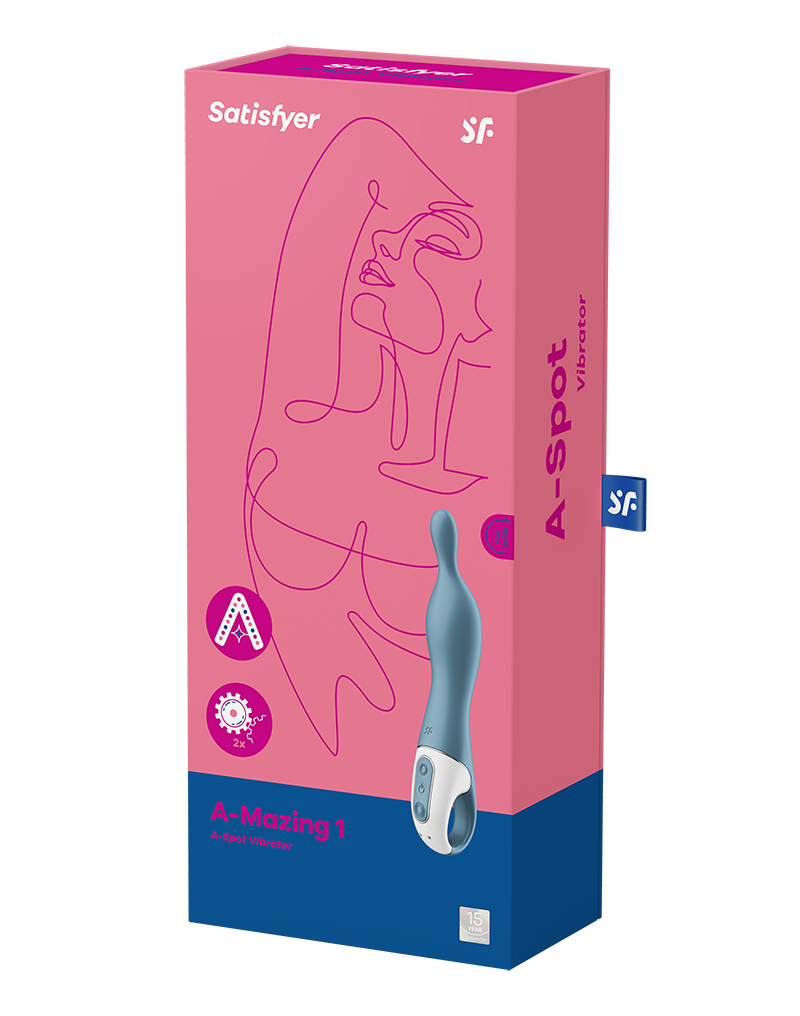 2: Satisfyer - A-Mazing 1 - A-Punkt-Vibrator - Blau