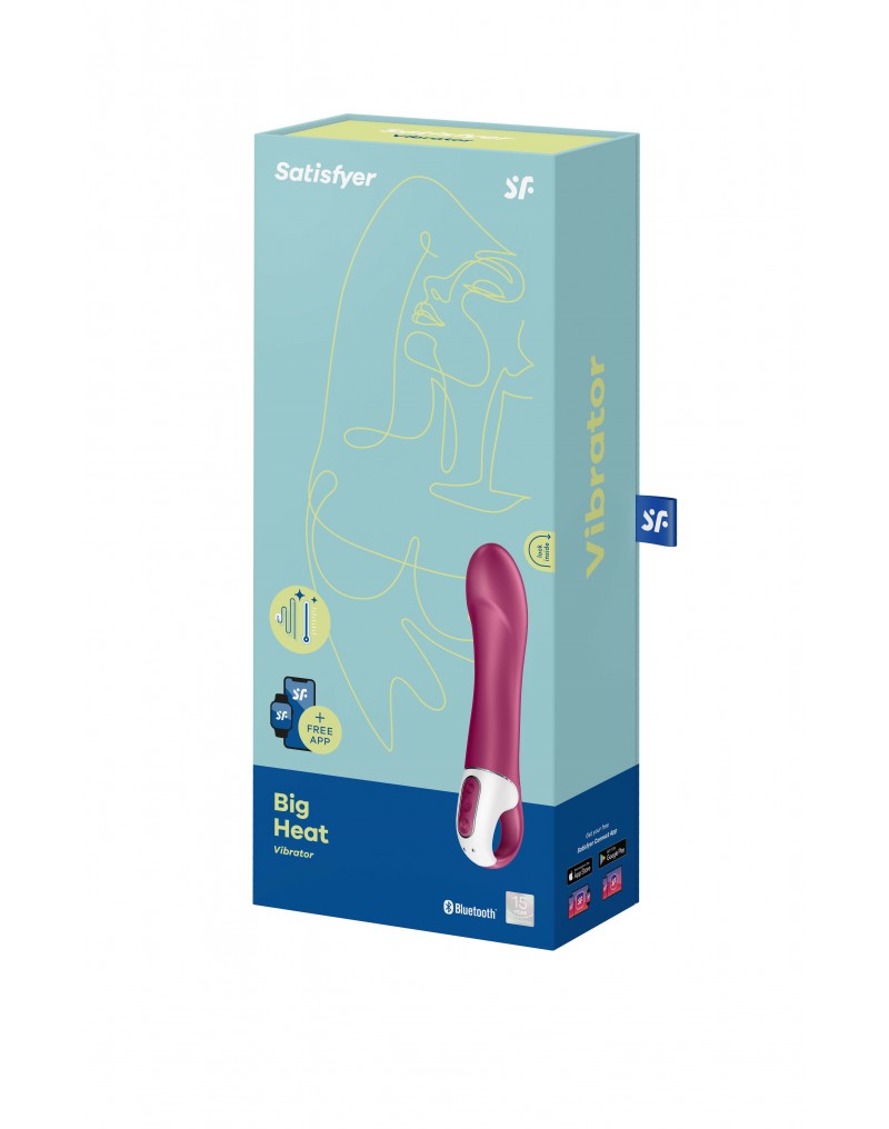 2: Satisfyer - Big Heat - Heizender G-Punkt-Vibrator - Berry