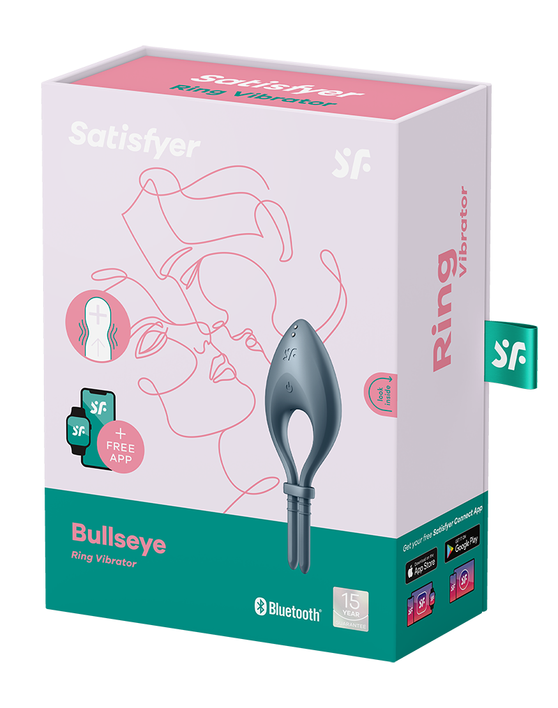 Satisfyer - Bullseye - Cockring-Vibrator - Dunkelblau