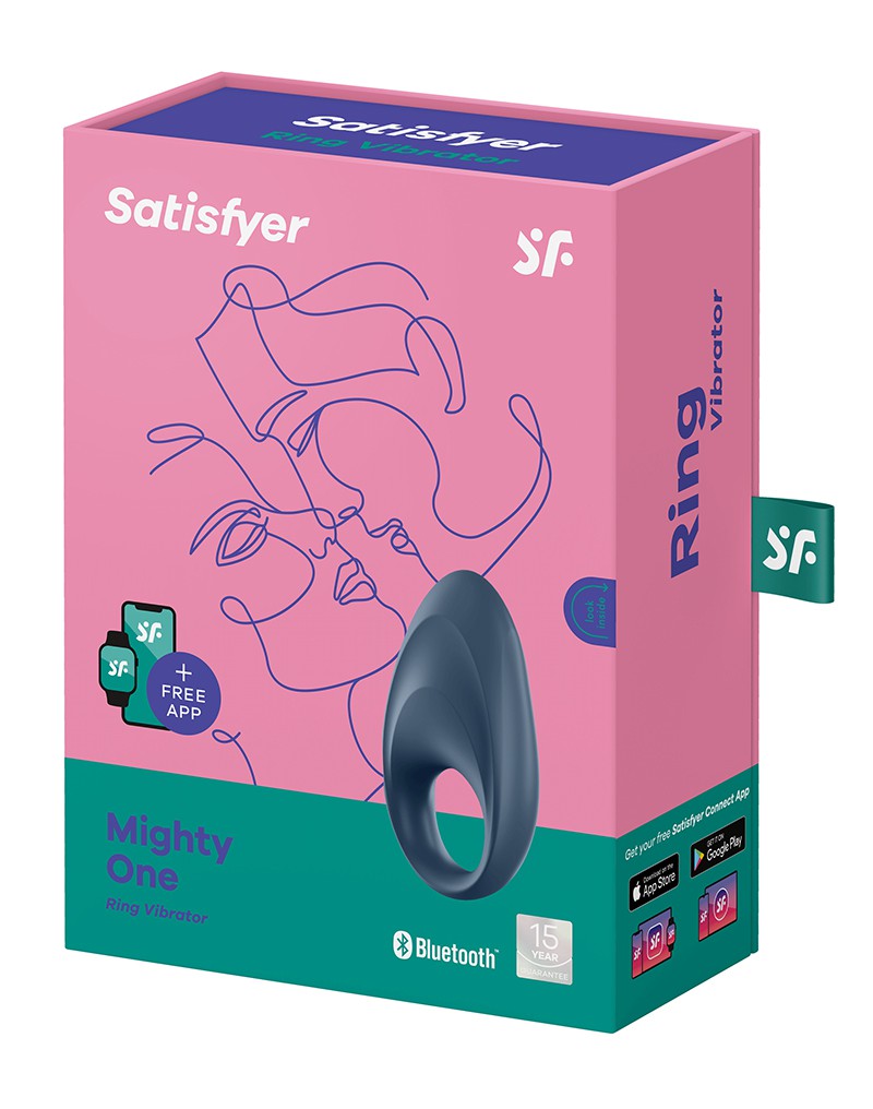 2: Satisfyer Cock Ring Mighty One / incl. Bluetooth and App