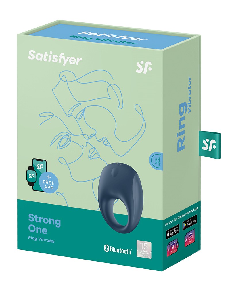 Satisfyer Cock Ring Strong One / incl. Bluetooth and App