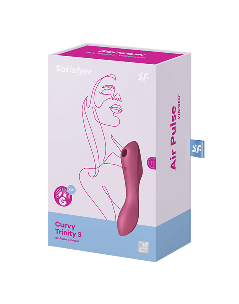 Satisfyer - Curvy Trinity 3 - 3-in-1 Vibrator - Rot