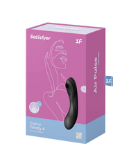 Satisfyer - Curvy Trinity 4 - 3-in-1 Vibrator - Schwarz