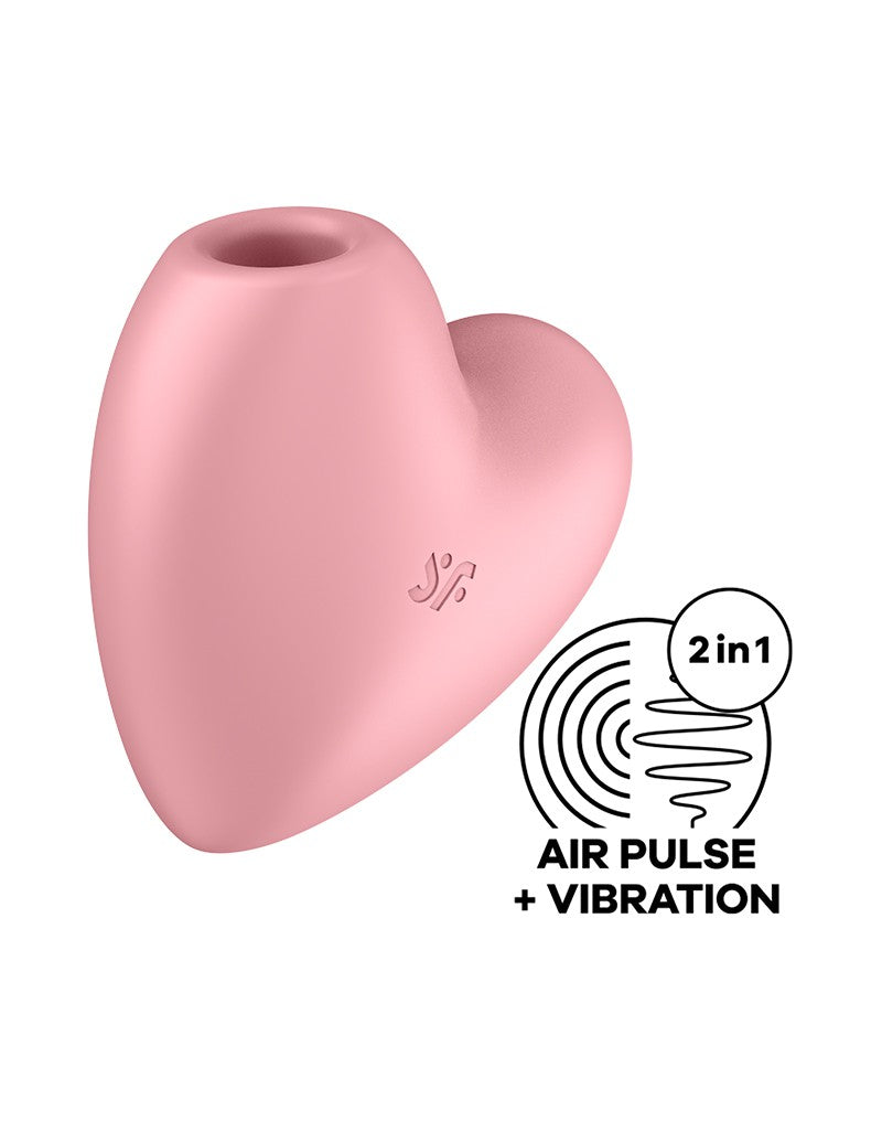 3: Satisfyer - Cutie Heart - Luftimpuls-Vibrator - Rosa