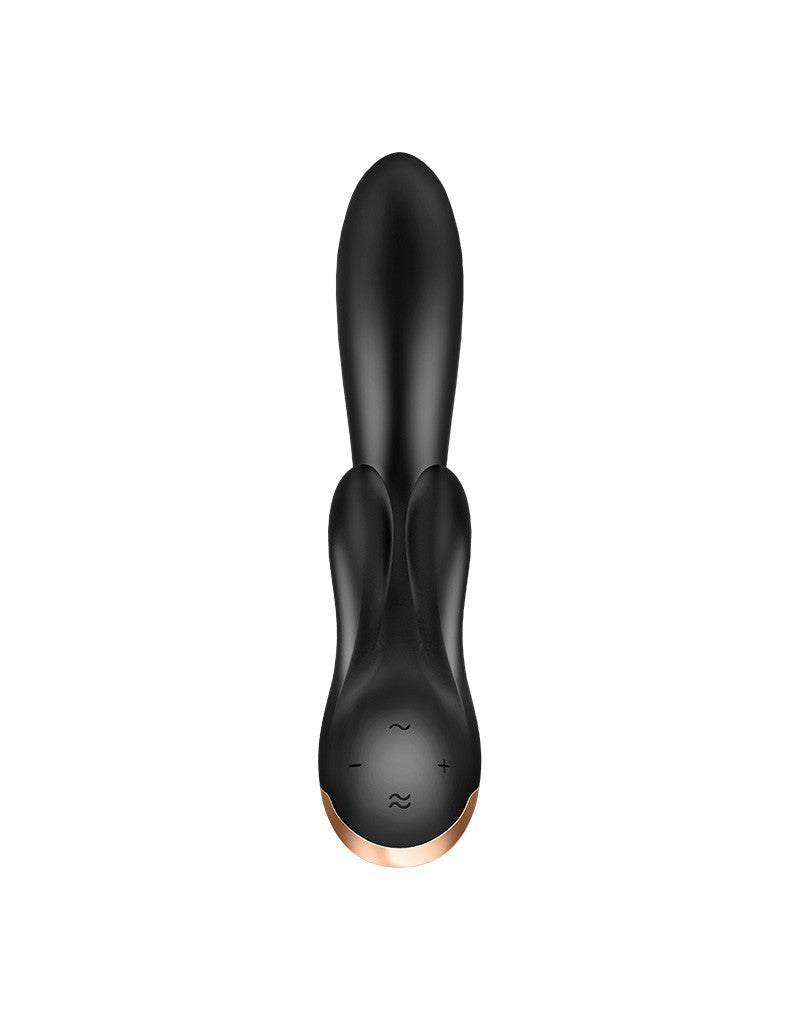 5: Satisfyer - Double Flex - Rabbit Vibrator - Schwarz