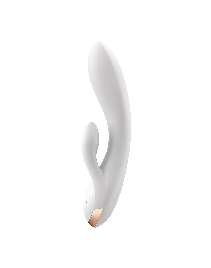 3: Satisfyer - Double Flex - Rabbit Vibrator - Weiß