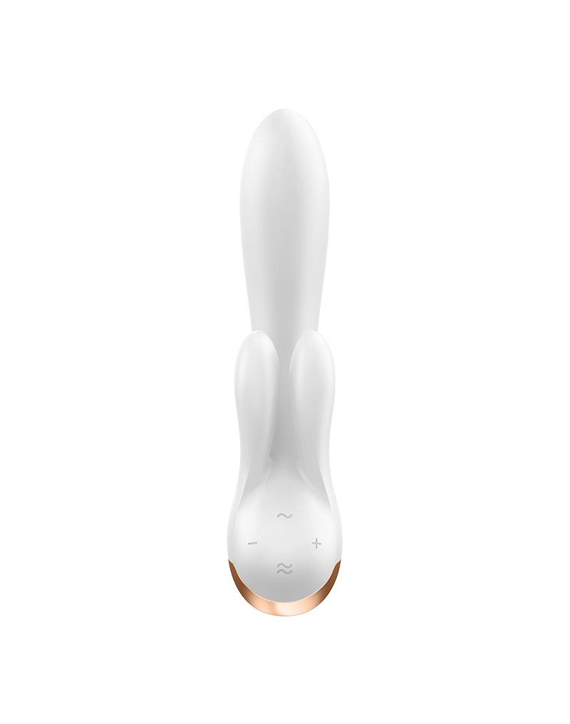 5: Satisfyer - Double Flex - Rabbit Vibrator - Weiß