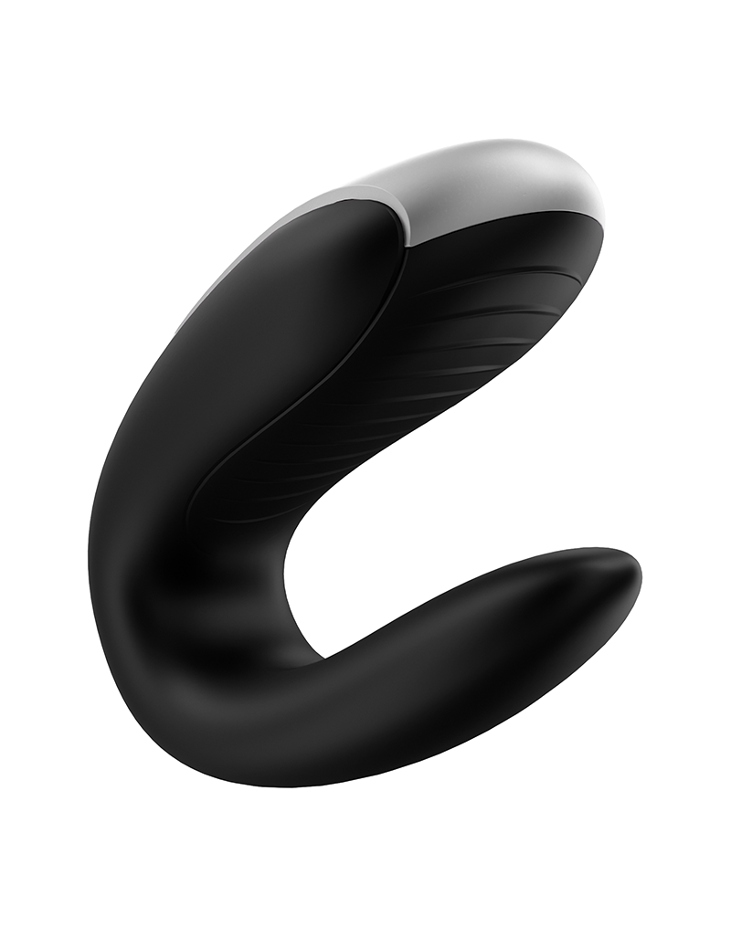 Satisfyer - Double Fun - Luxuriöser Paar Vibrator - Schwarz