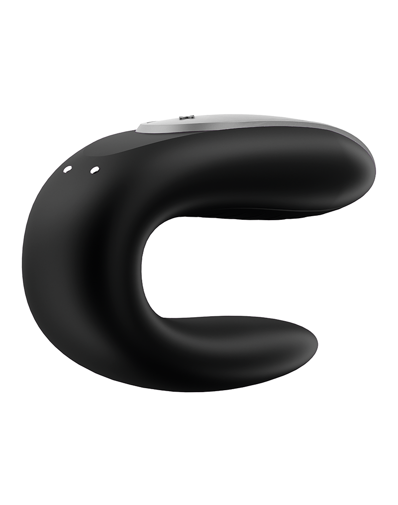 Satisfyer - Double Fun - Luxuriöser Paar Vibrator - Schwarz