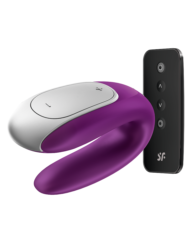 1: Satisfyer - Double Fun - Luxuriöser Paar Vibrator - Violett